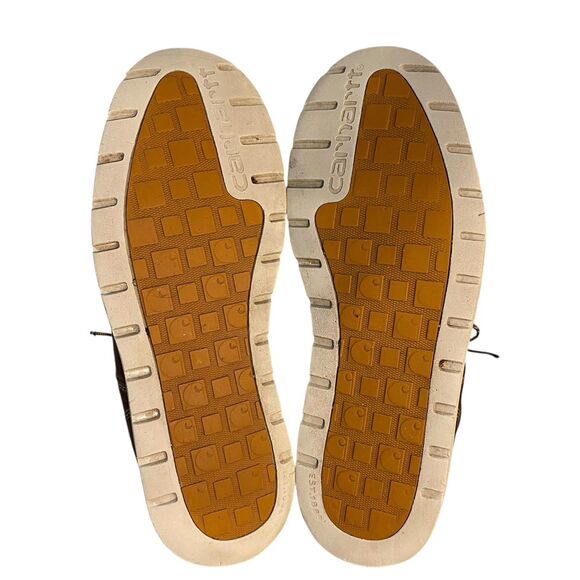 Carhartt Waterproof Moc Toe Wedge Work Boots Brown Leather EH Men's 10.5 - Picture 7 of 10